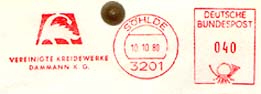 Company meter franking