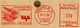 Geological survey meter franking