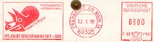 Research institute meter franking