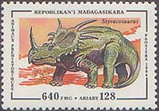 Madagascar 1994 Styracosaurus stamp