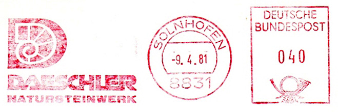 Germany Solnhofen meter