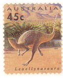 Self-adhesive Leaellynasaura stamp